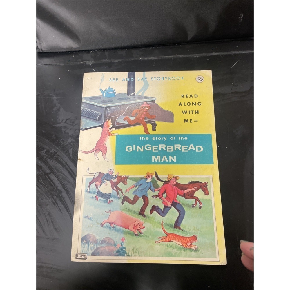 Vintage "The Story of the‎ Gingerbread Man" See and Say Storybook 1963